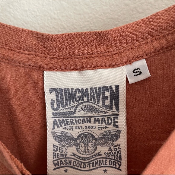 Jungmaven Hemp Organic Cotton Short Sleeve Tee T Shirt - Picture 3 of 4